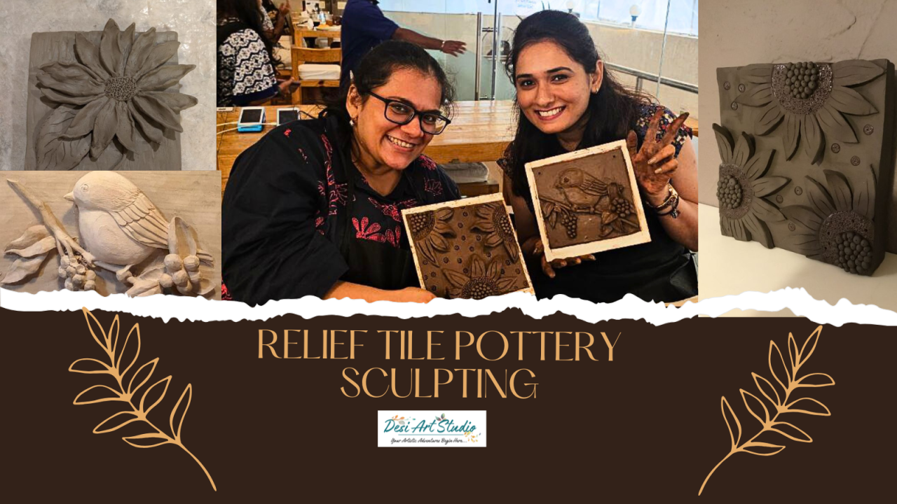 Relief Tile Pottery Workshop