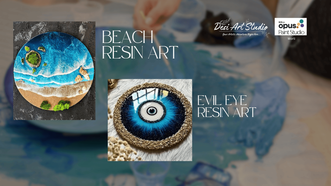 Resin Art Workshop - Desi Art Studio