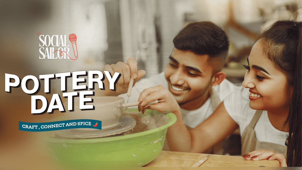 Pottery Date for Couples and Friends