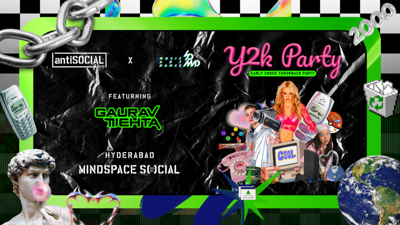 SoMAD Y2K - Early 2000s Throwback Party ft. Gaurav Mehta | AntiSocial Hyderabad