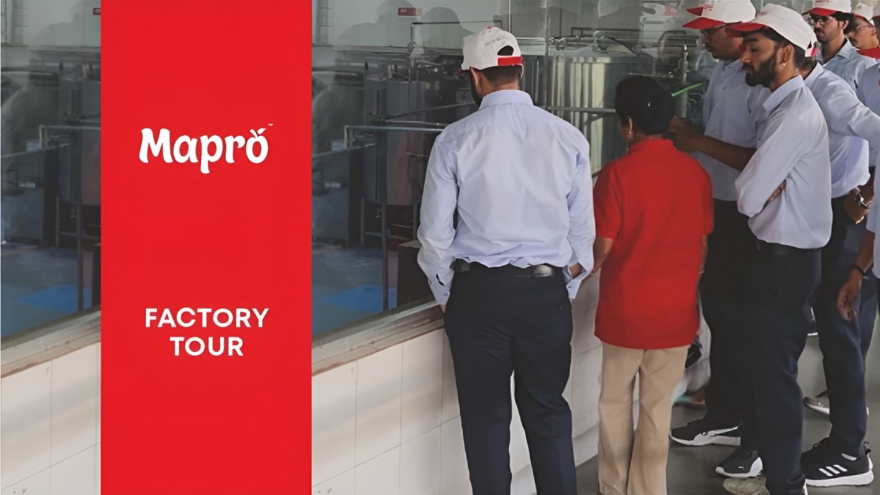 Factory Tour at Mapro Garden