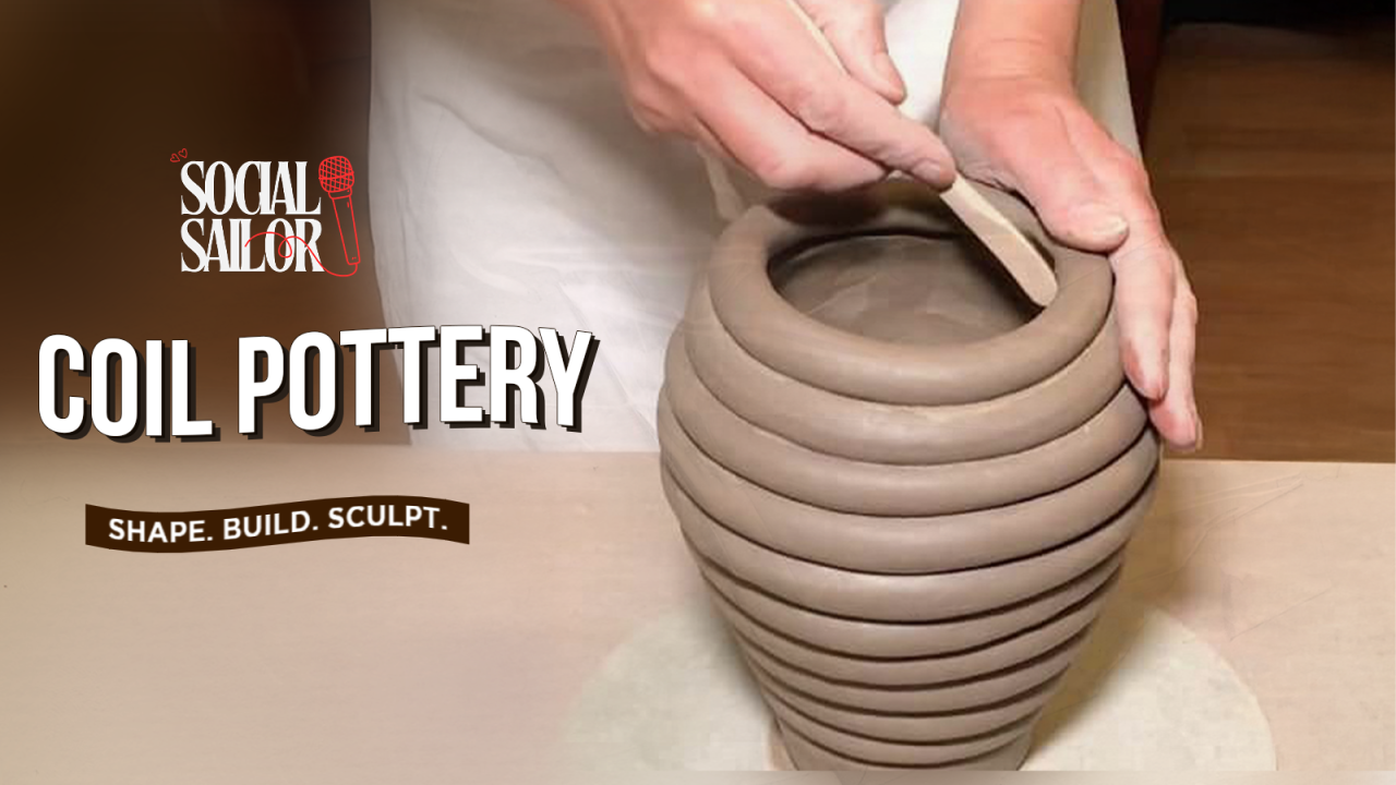 Coil Pottery Date for Couples and Friends