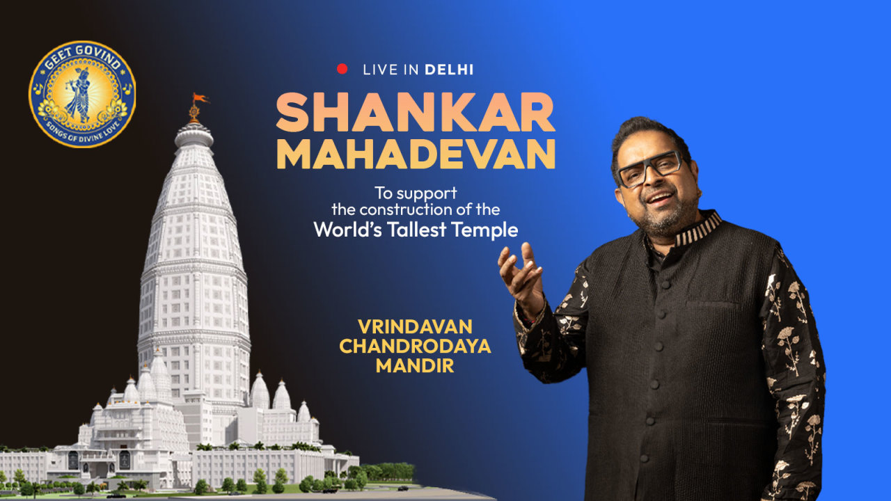 Shankar Mahadevan Live for World's Tallest Temple