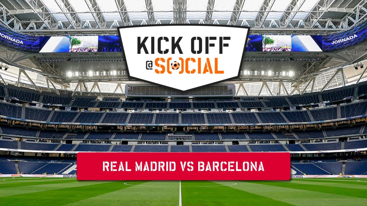 Screening of Barcelona vs Real Madrid at Saket | Kick Off at SOCIAL