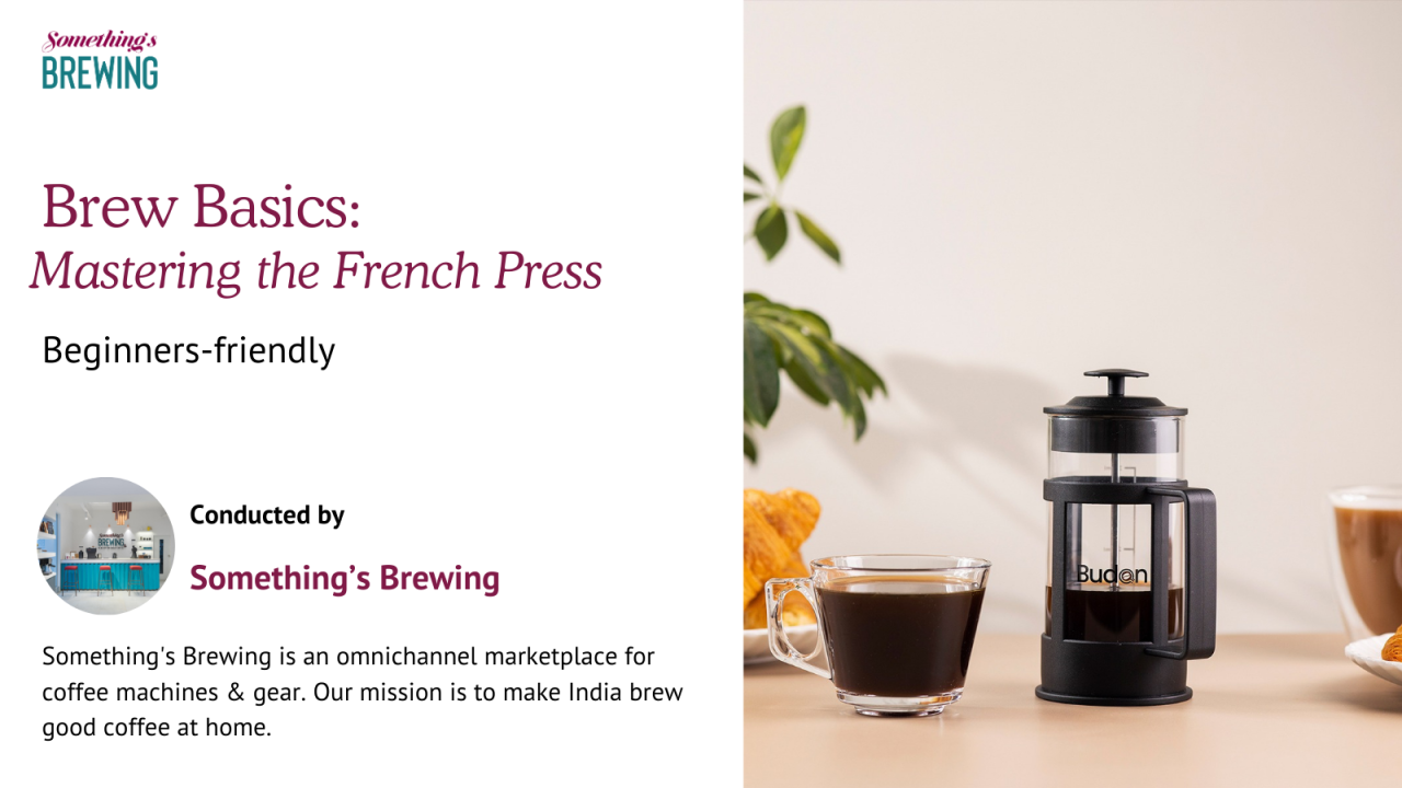 Brew Basics: Mastering the French Press with Something's Brewing