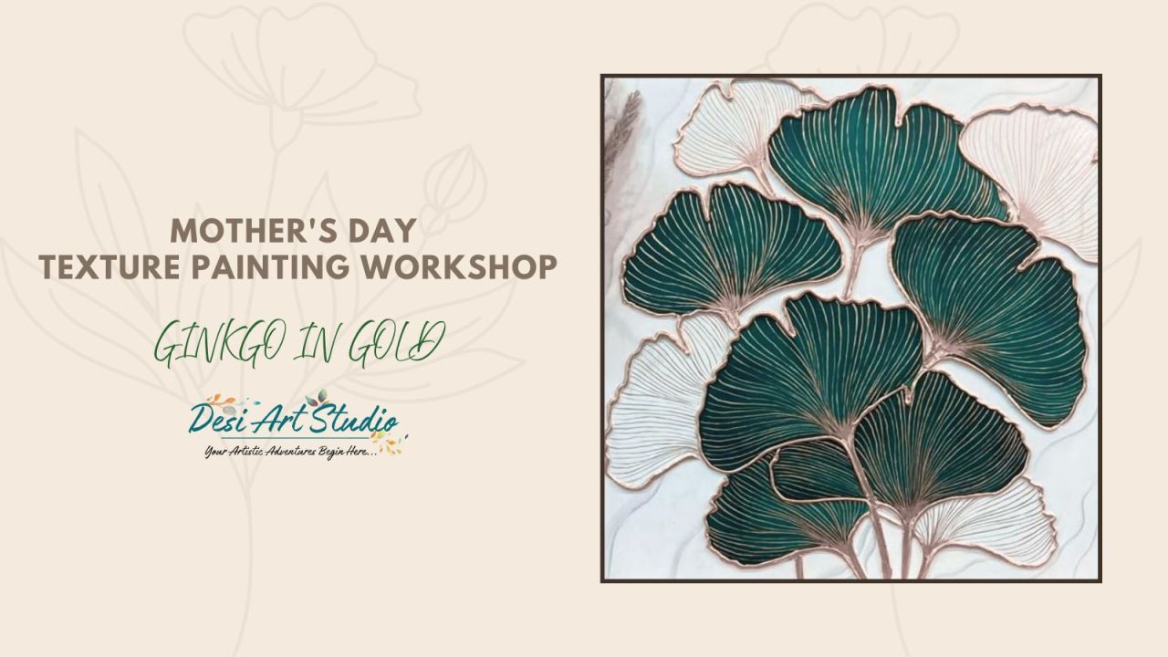 Texture Painting Workshop - Desi Art Studio