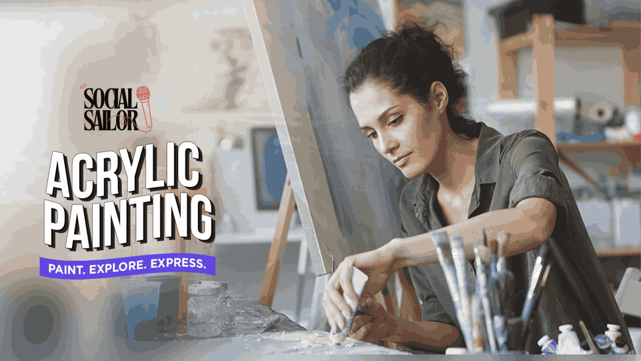 Acrylic Painting Date - For Couples and Friends