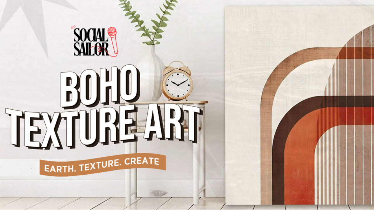Boho Texture Art Date - For Couples and Friends