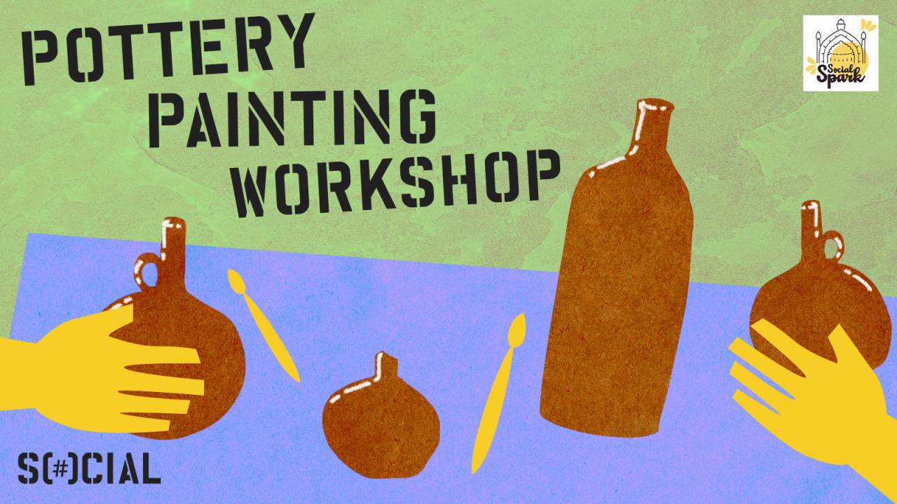 Pottery Painting: SocialSpark X Hazratganj Social