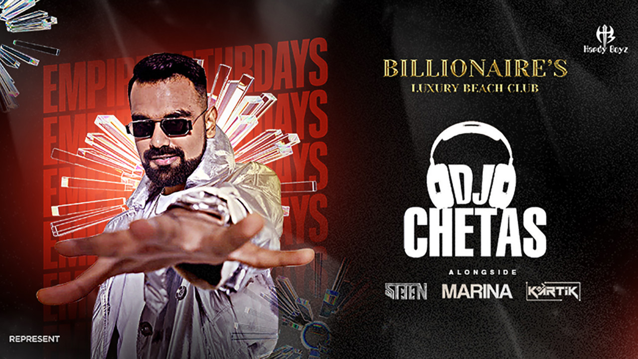 DJ Chetas Live at Billionaires Beach Club