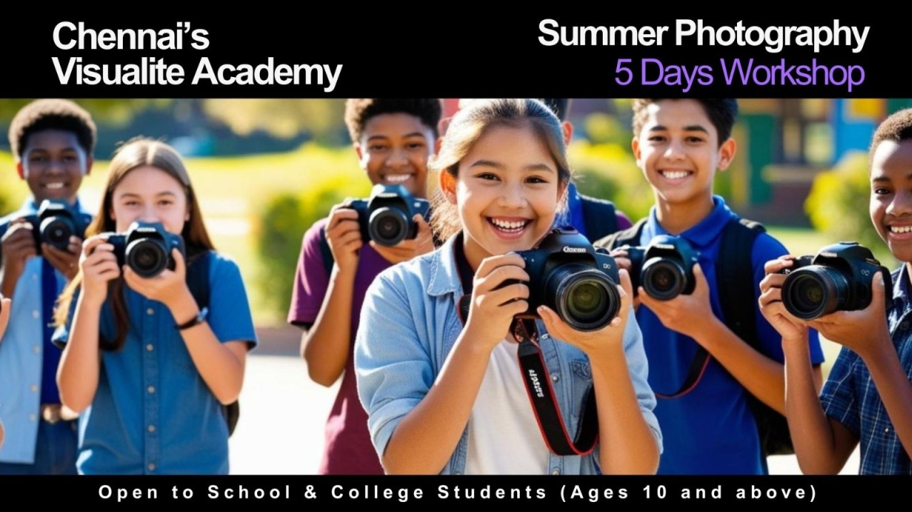 5-Day Summer Photography Workshop | Chennai