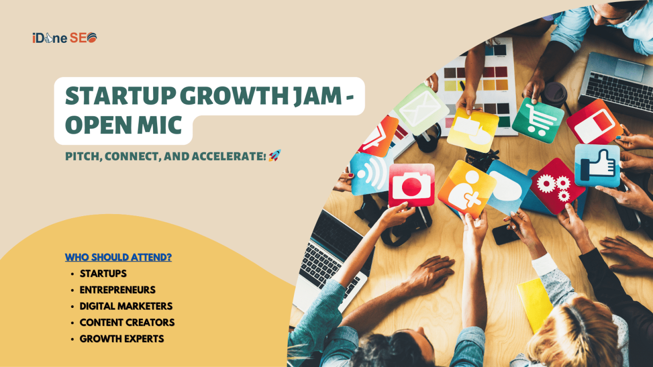 iDoneSEO Startup Growth Jam