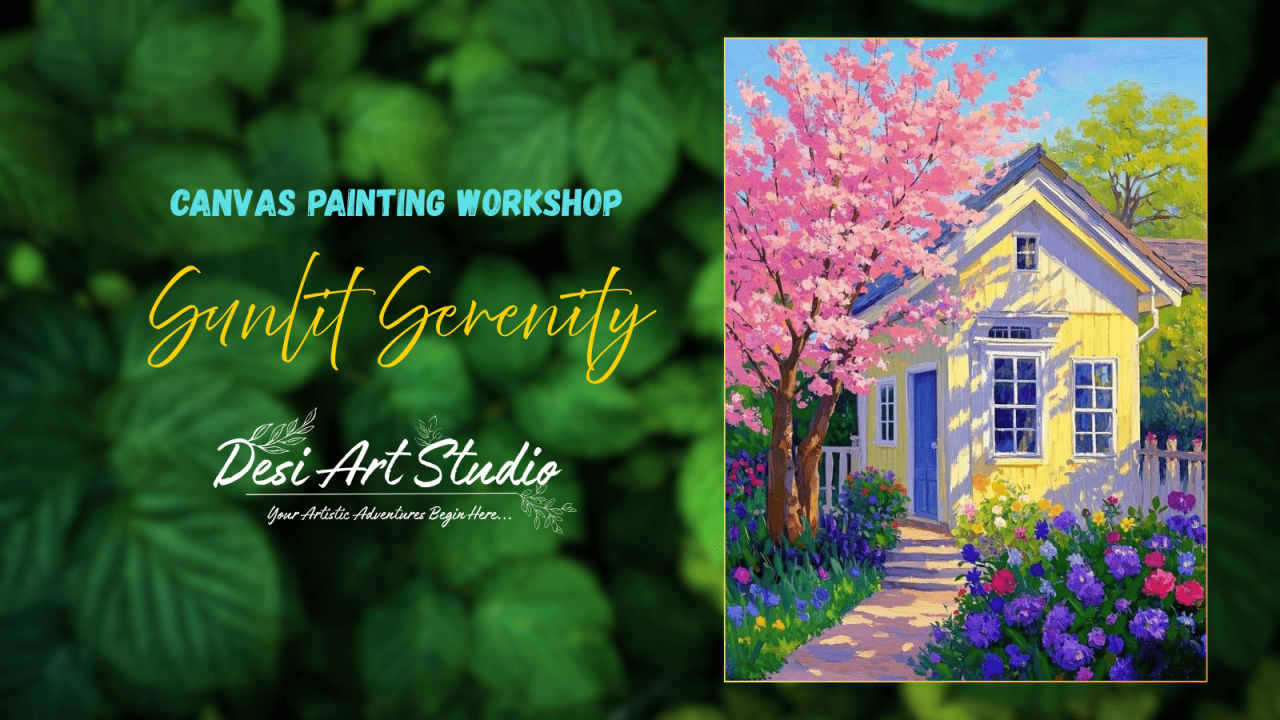 Canvas Painting Workshop by Desi Art Studio