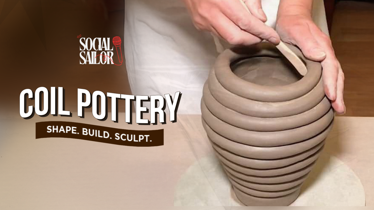 Coil Pottery Date for Couples and Friends