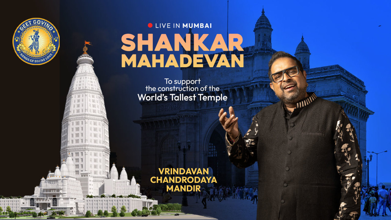 Shankar Mahadevan Live for World's Tallest Temple | Mumbai