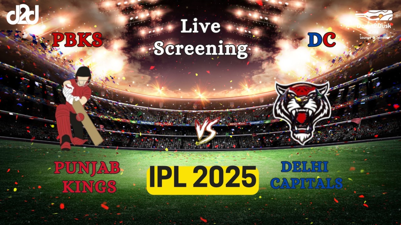 Screening of Punjab Kings vs Delhi Capitals