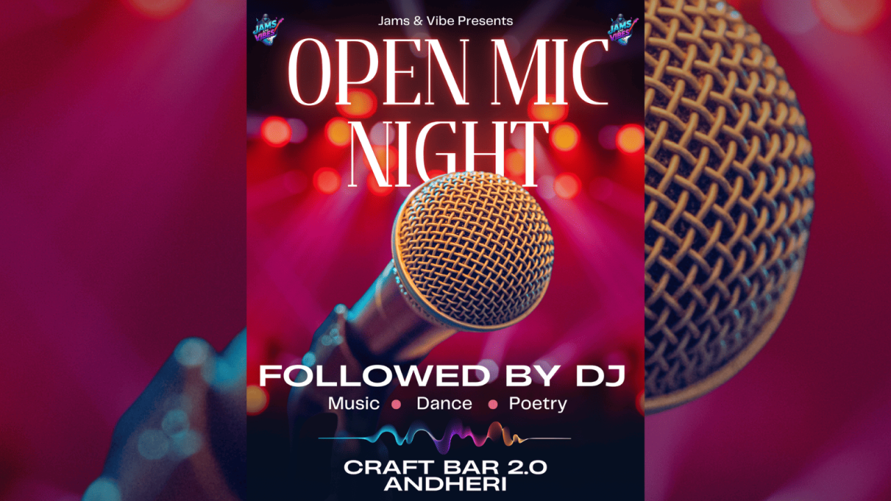 Jams & Vibes : Open Mic and DJ Night