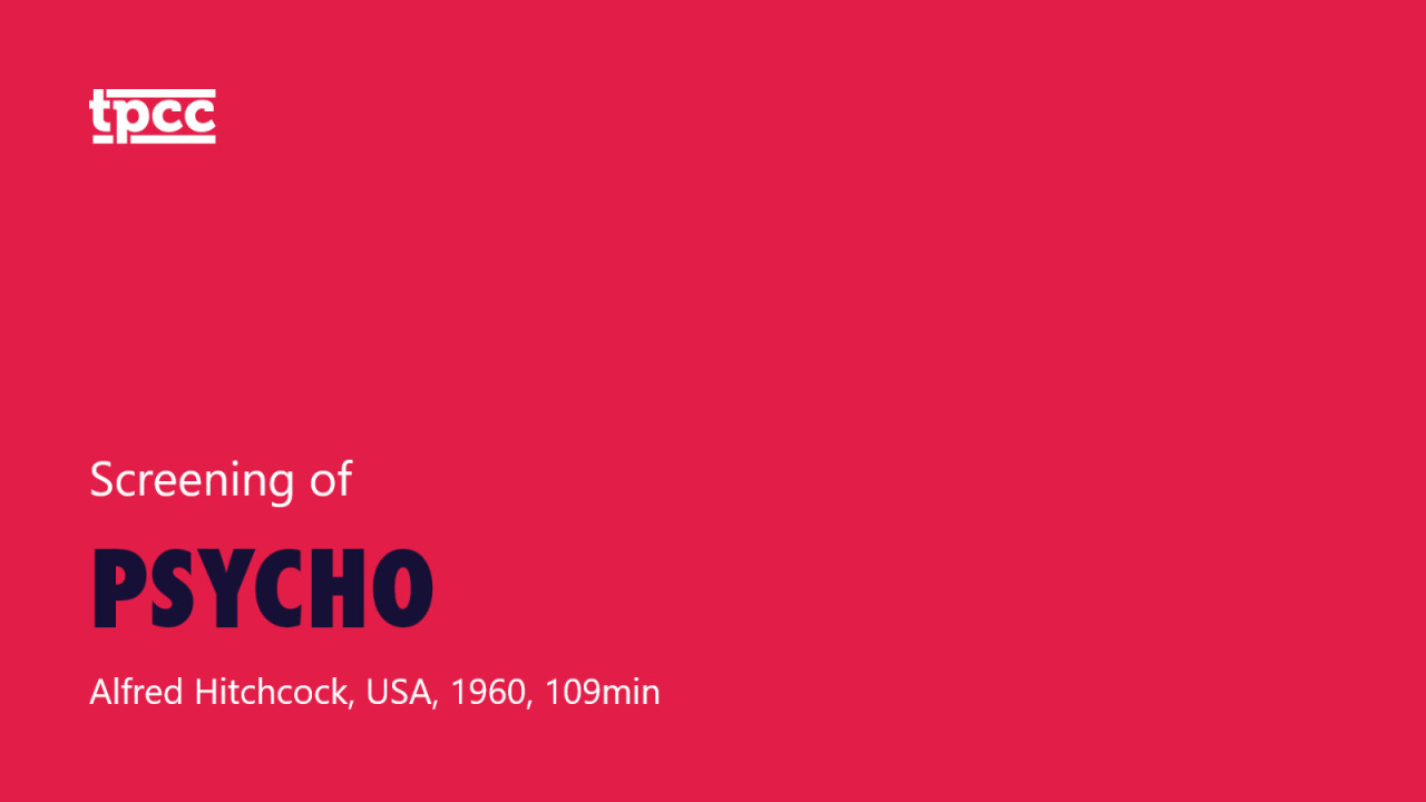 Screening of Psycho 1960 with TPCC
