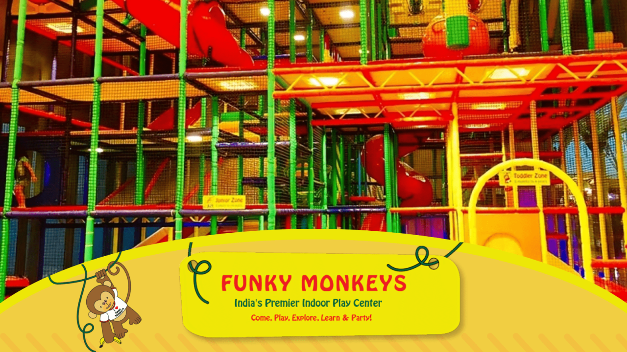 Funky Monkeys Play Center | 1MG Lido Mall | Bangalore