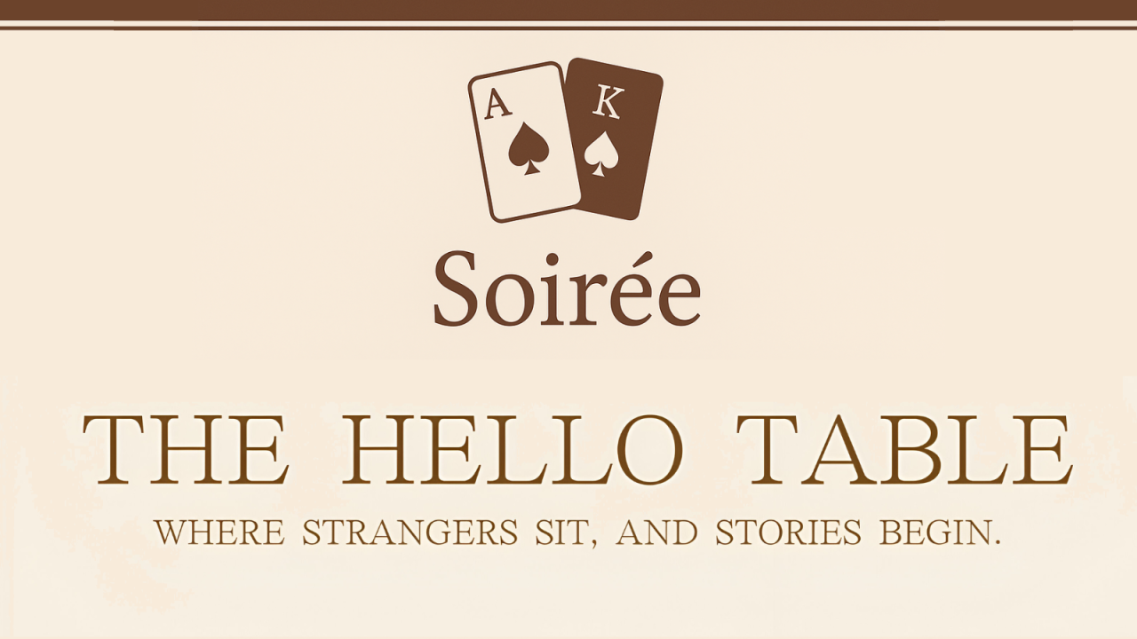The Hello Table by Soirée