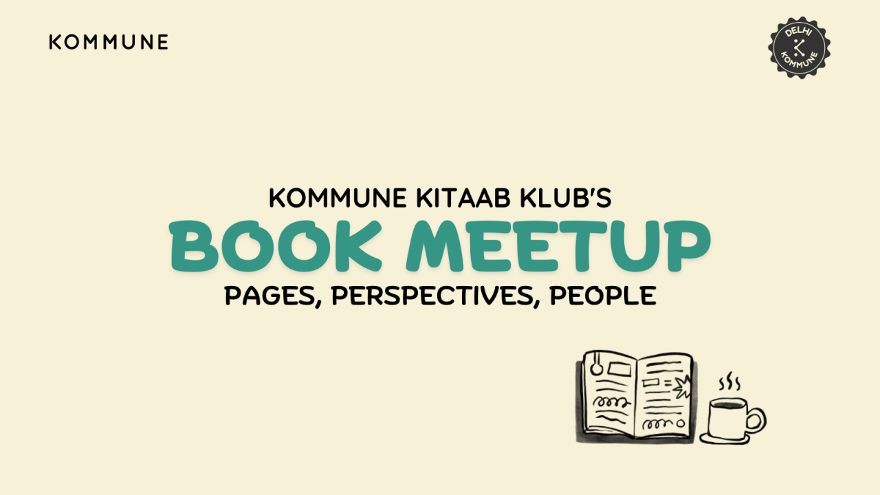Kommune Kitaab Klub's Meet-up