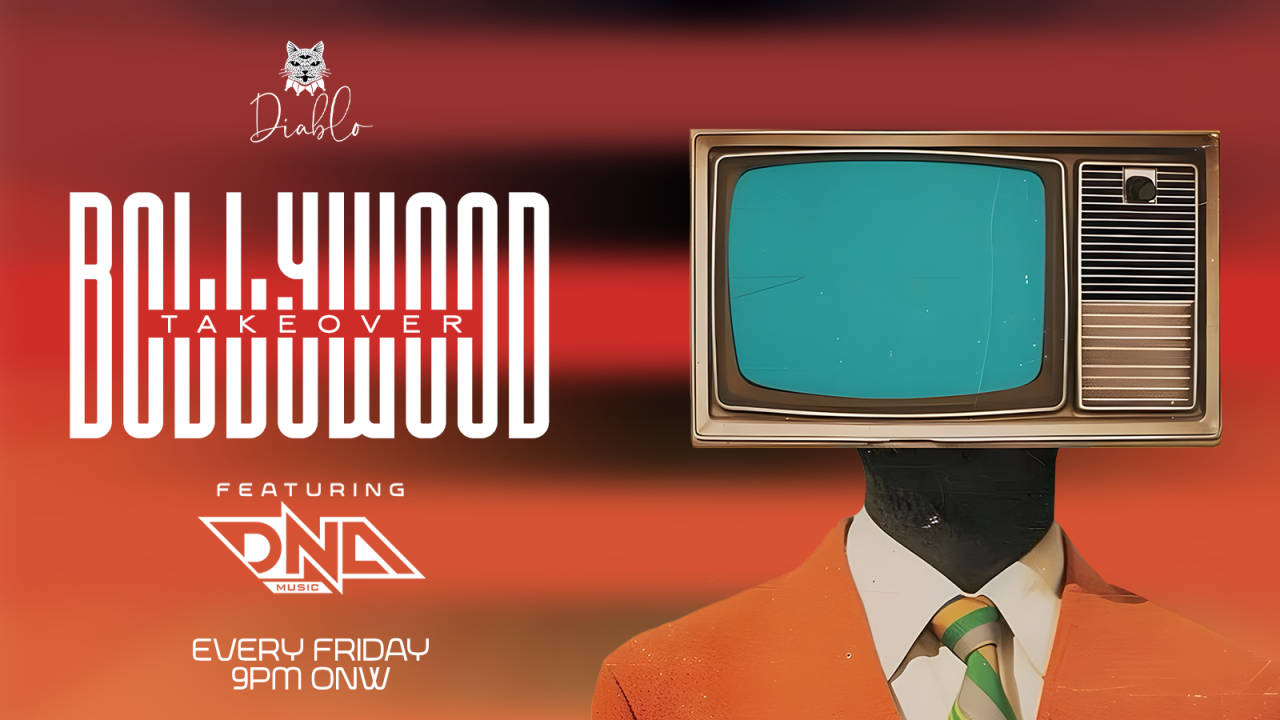 Bollywood Takeover Friday Night at Diablo, Delhi