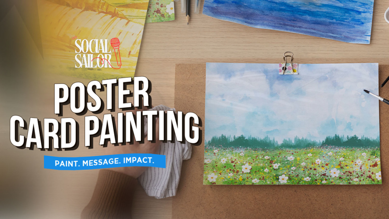Poster Card Painting Date