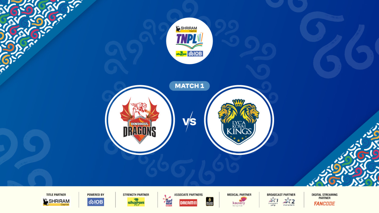 Shriram Capital TNPL 2025 - Dindigul Dragons vs Lyca Kovai Kings