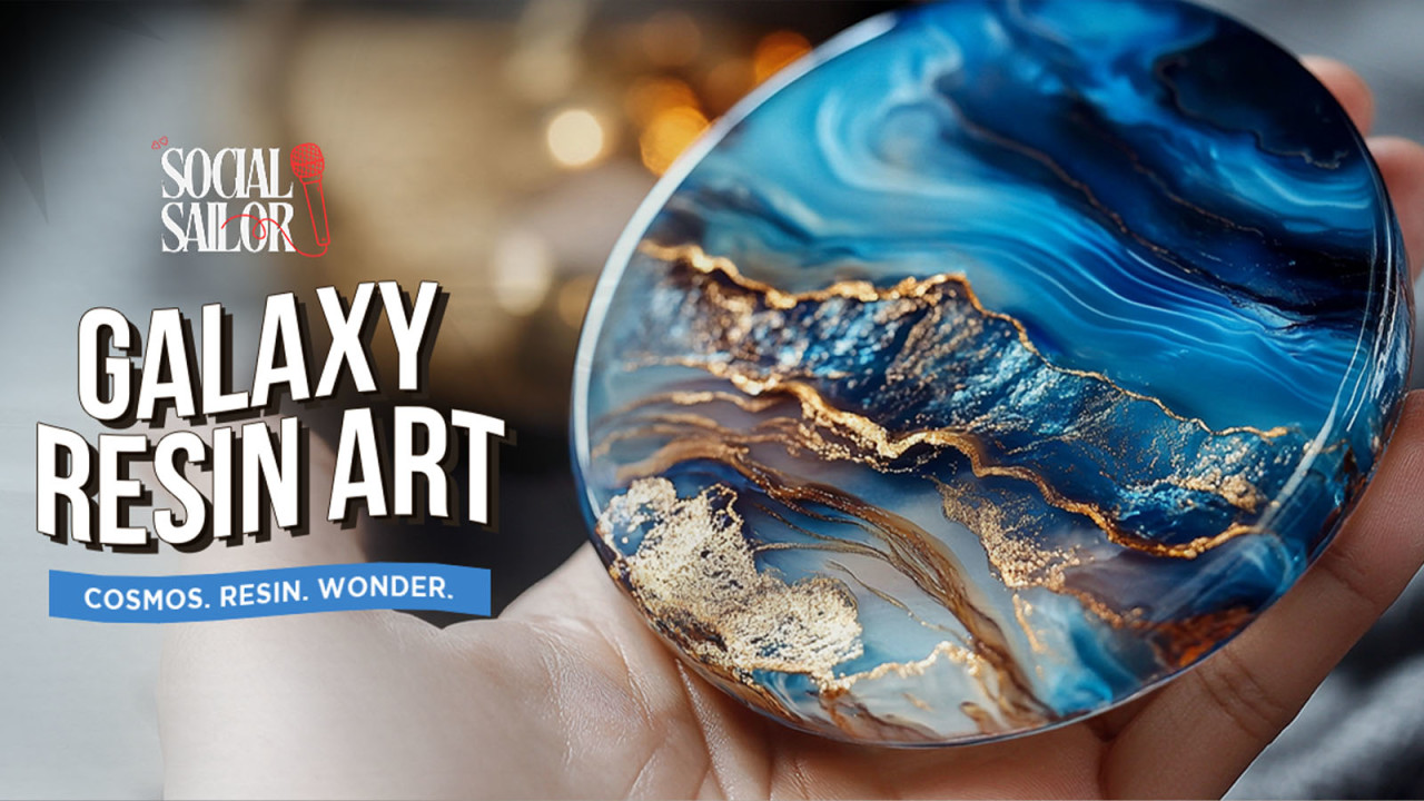 Resin Galaxy Art Date for Couples and Friends