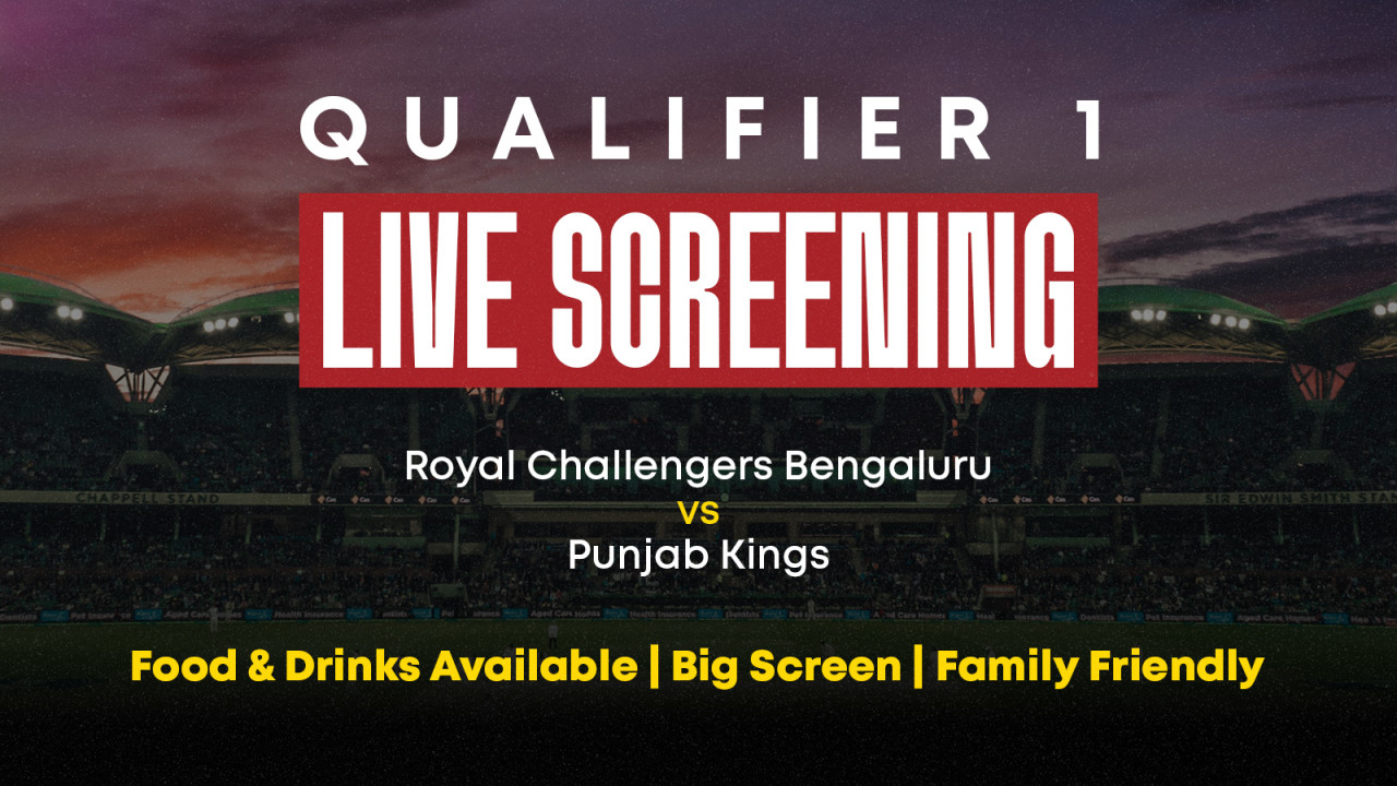 Screening of Royal Challengers Bengaluru vs Punjab Kings Qualifier 1