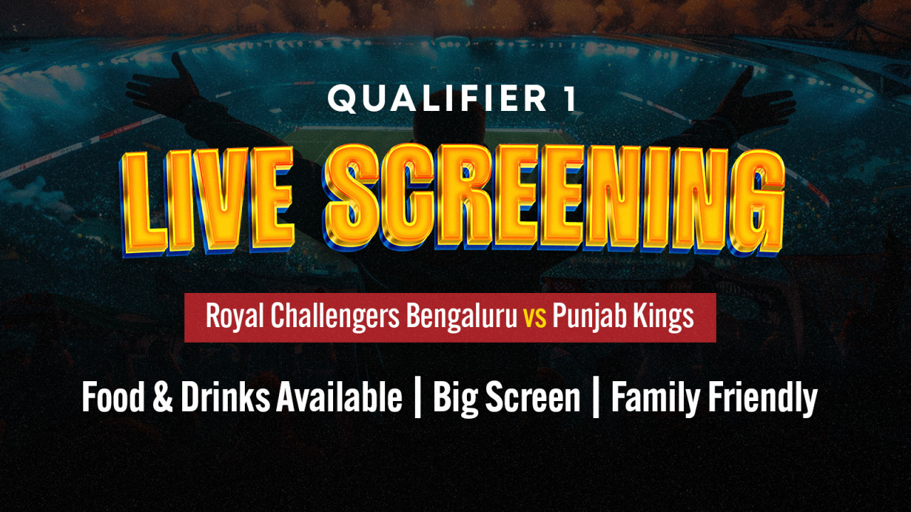 Screening of Royal Challengers Bengaluru vs Punjab Kings Qualifier 1