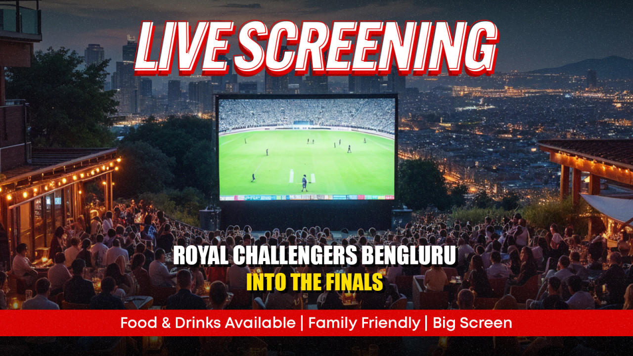 Screening of Royal Challengers Bengaluru Final Match | Open Air
