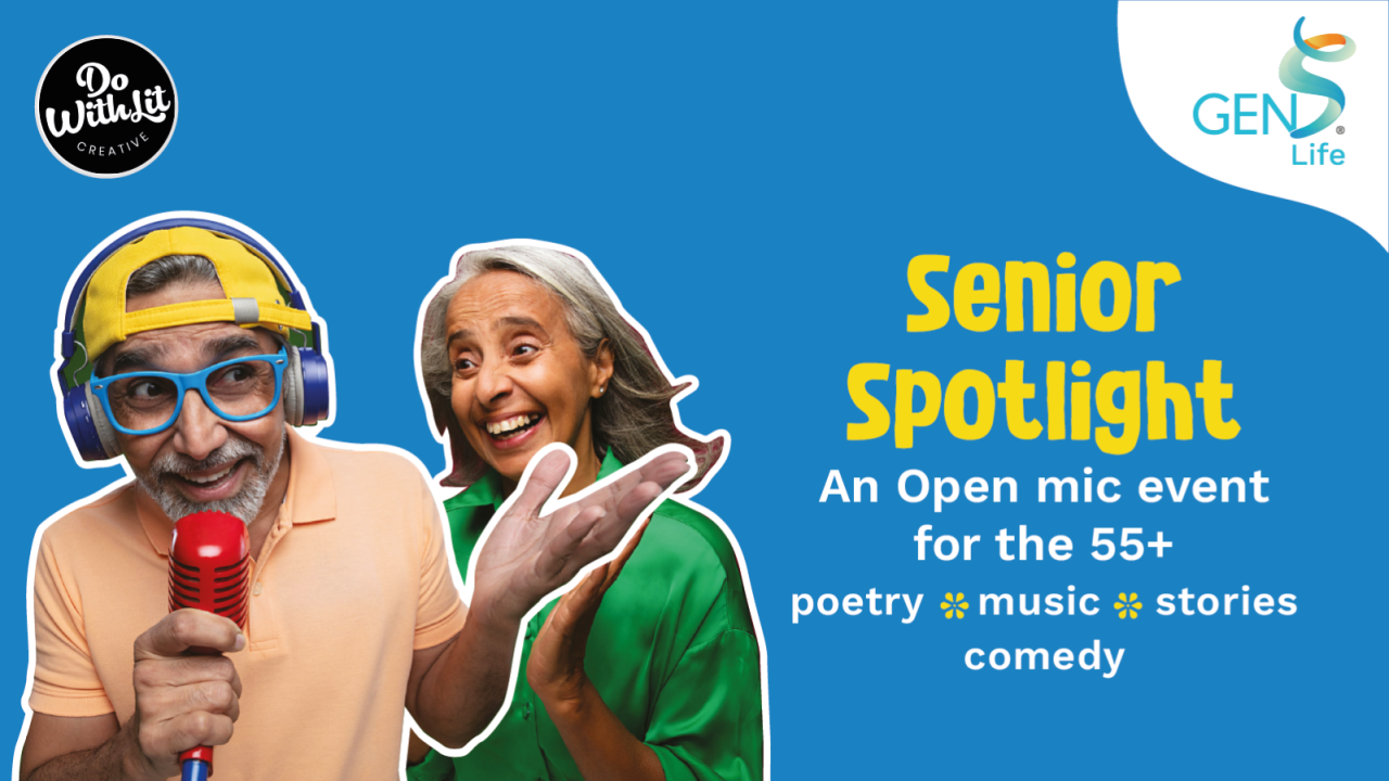 Senior Spotlight - An Open Mic for 55+ Seniors | Bengaluru Edition