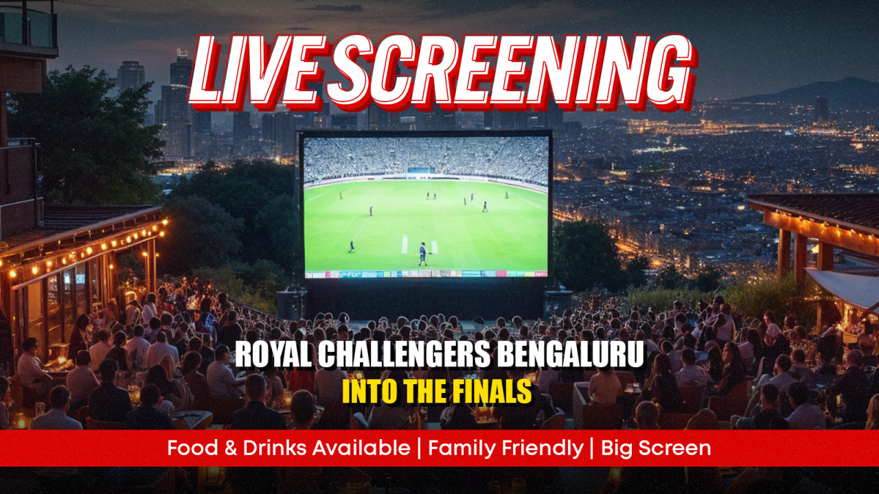 Screening of RCB Final Match at Gilly's Koramangala