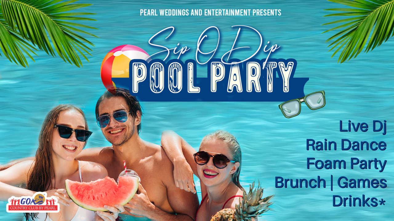 Sip-O-Dip Pool Party