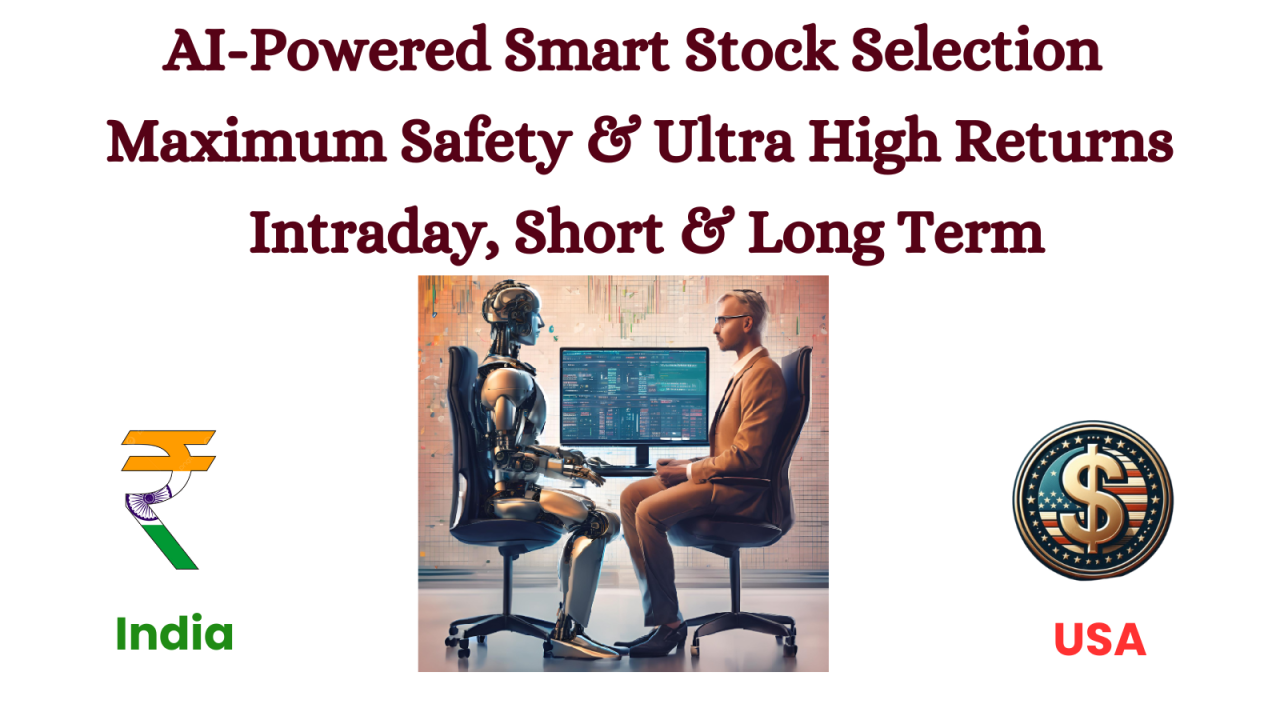 AI Stock Picks: Max Safety & Returns (India & USA)