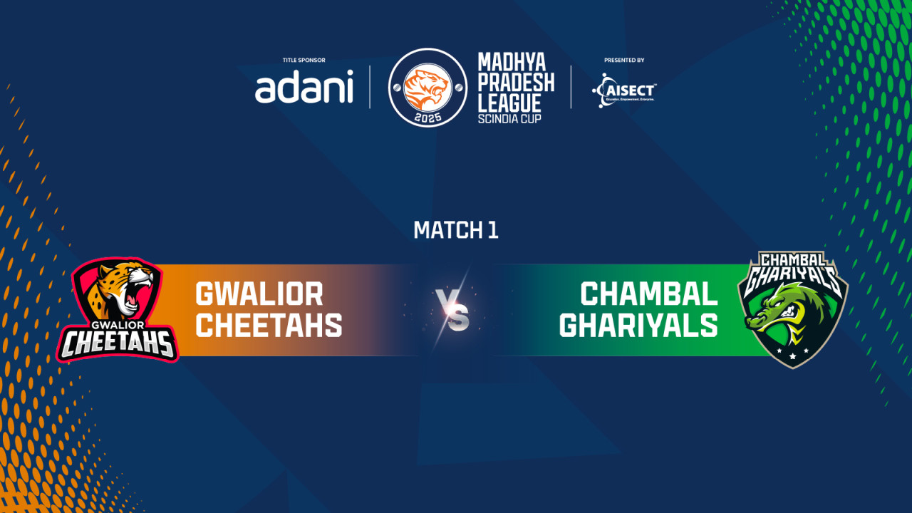 Adani MPL presented by Aisect: Gwalior Cheetahs vs Chambal Ghariyals
