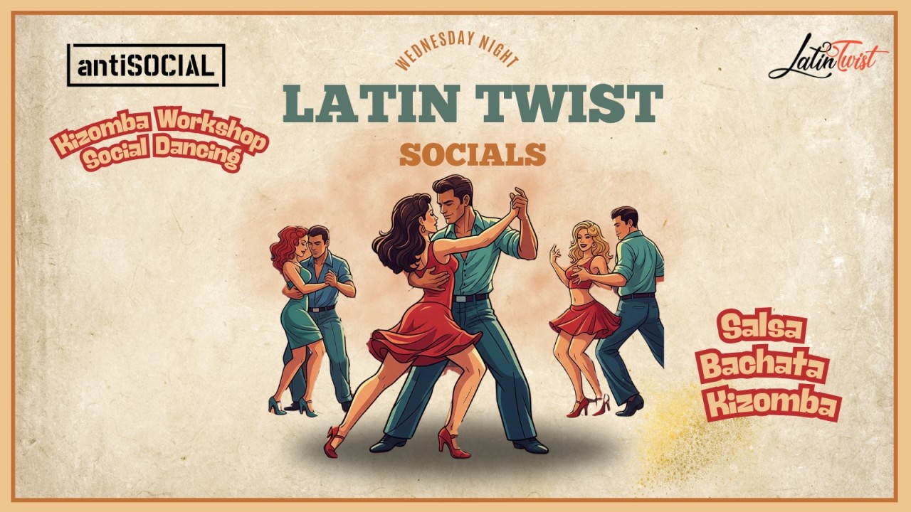Latin Twist Socials - Salsa, Bachata, & Kizomba | Antisocial Mumbai