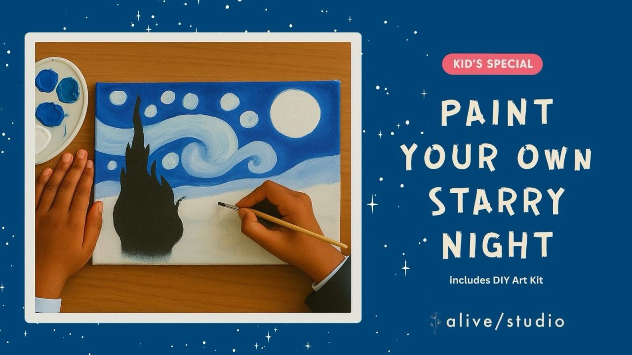 Kids Special: Paint Your Own Starry Night