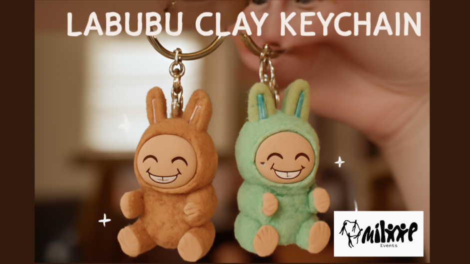 Labubu Clay Keychain