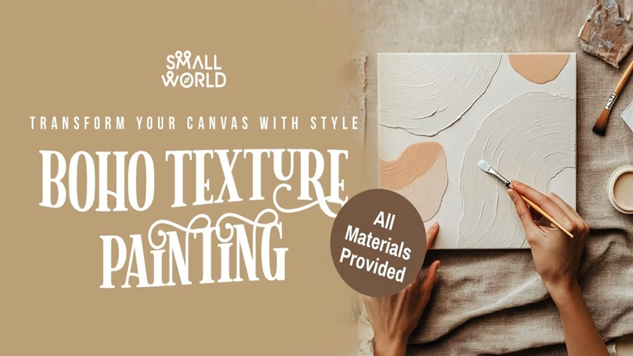 Boho Texture Painting