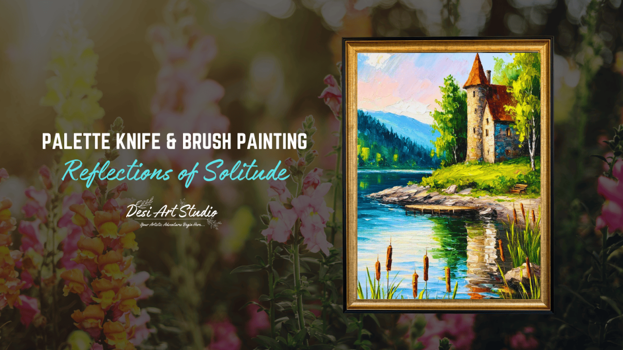 Palette Knife & Brush Painting - Desi Art Studio