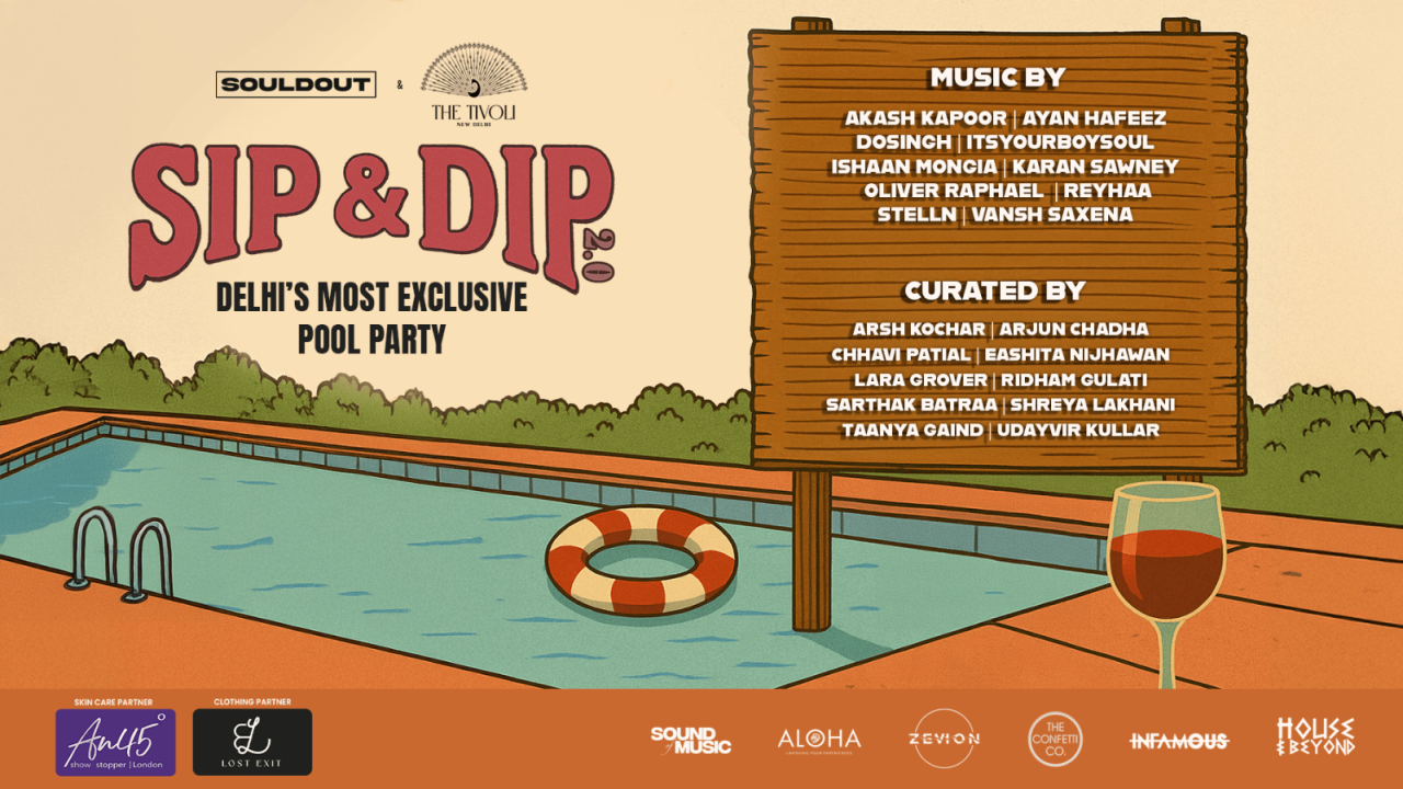 Sip & Dip 2.0 — Delhi’s Most Exclusive Pool Party