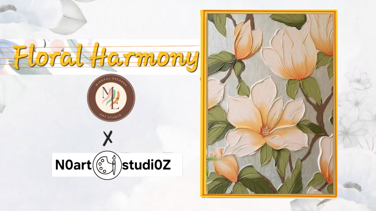 Floral Harmony Texture Art by NOart StudiOZ