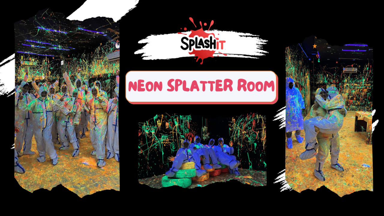 Splashit: Neon Splatter Room