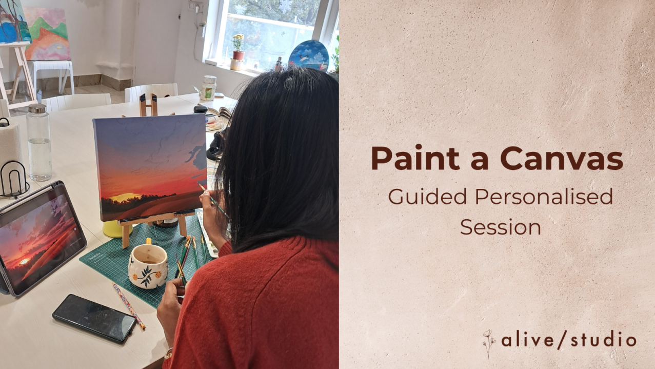 Canvas Painting Session