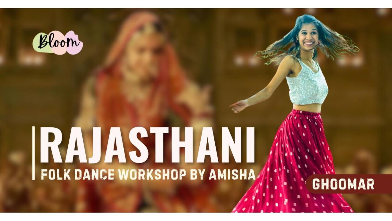 Rajasthani Folk Dance Workshop by Amisha