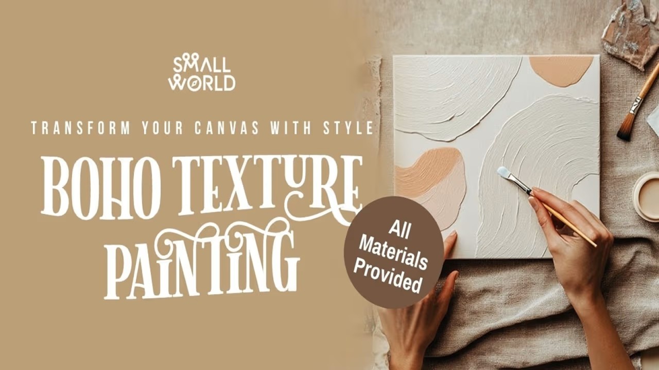 Boho Texture Painting