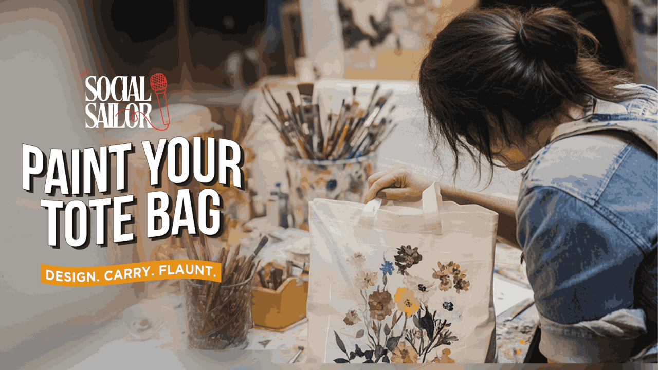 Paint Your Tote Bag | Rapchai Bangalore