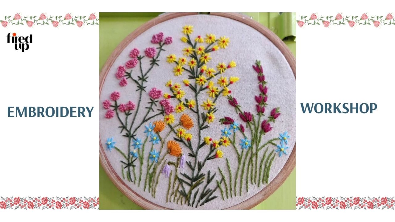 Botanical Hand Embroidery Workshop
